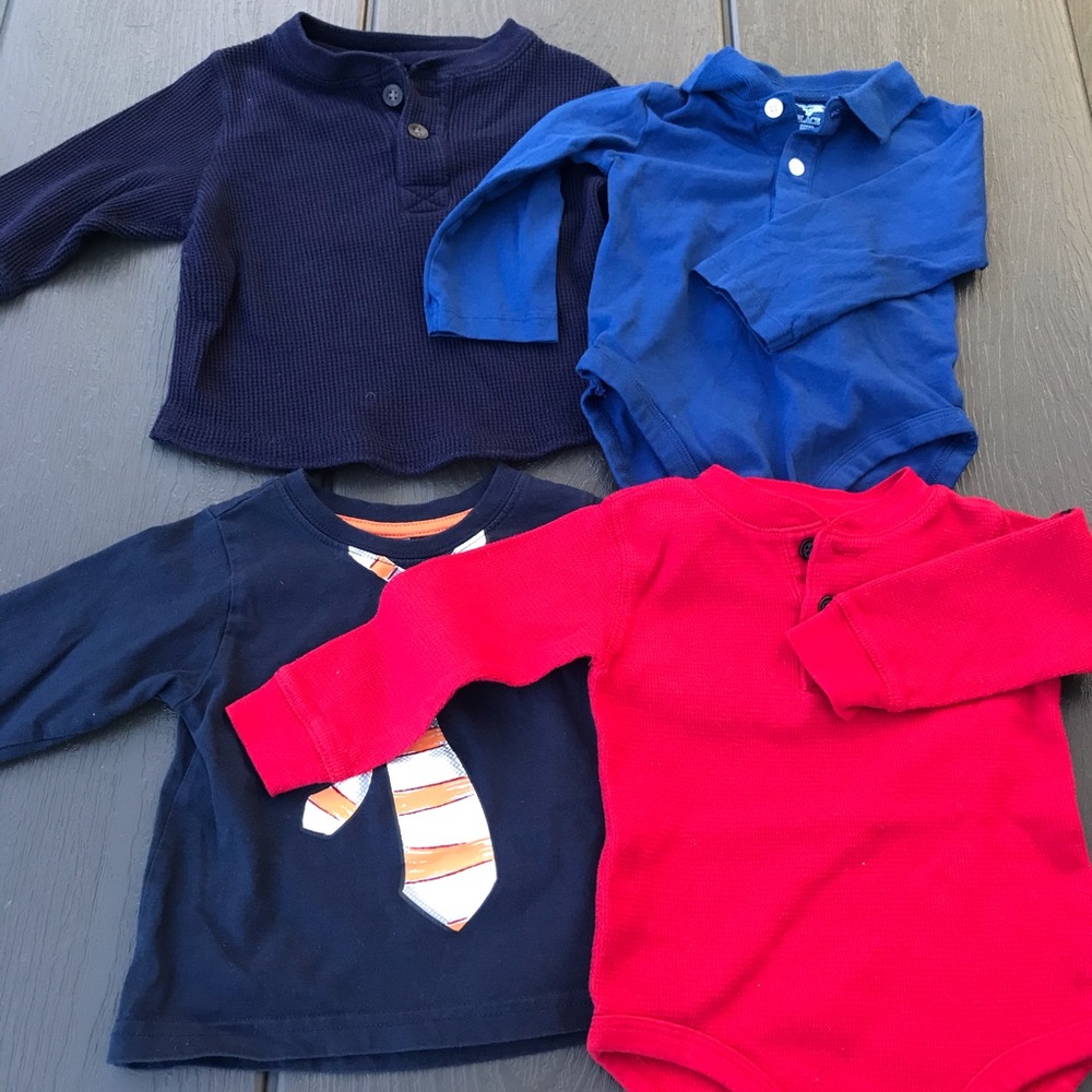 Bundle of 4 long sleeves tops size 12 M